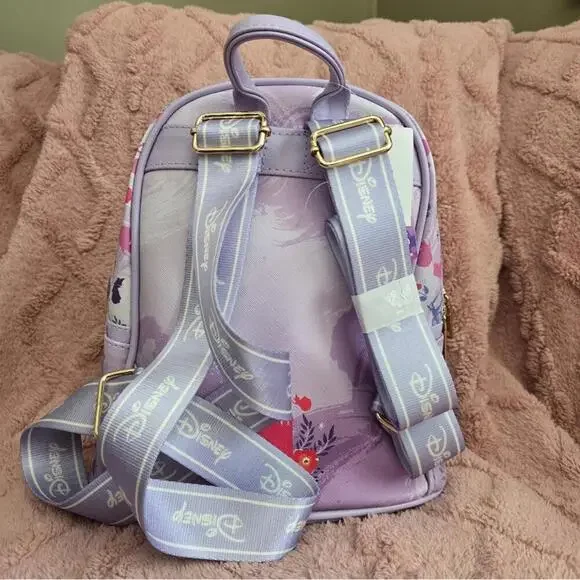 Disney Sleeping Beauty 11 Inch Vegan Leather Mini Backpack - Picture 3 of 6